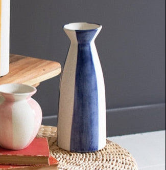 Ceramic Striped Vases