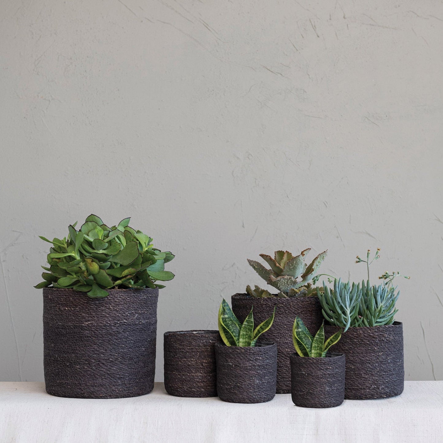 Charcoal Jute Basket