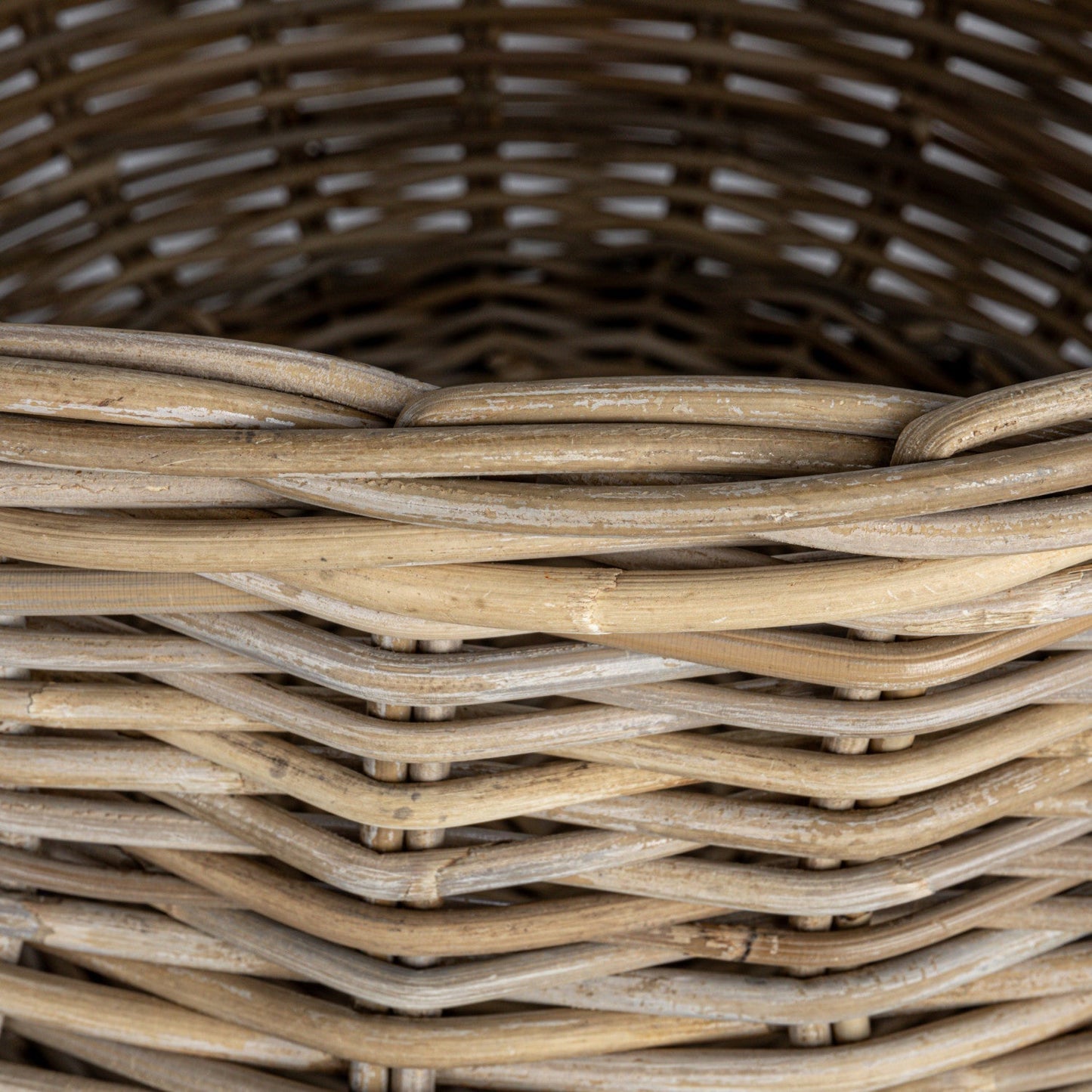 Hand-Woven Rattan Planters