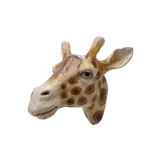 Resin Giraffe Head Wall Vase