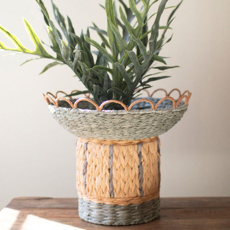 Scalloped Paper Rope Compote