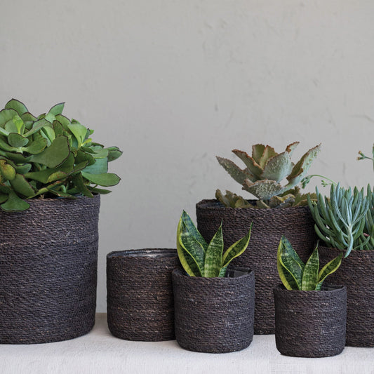 Charcoal Jute Basket