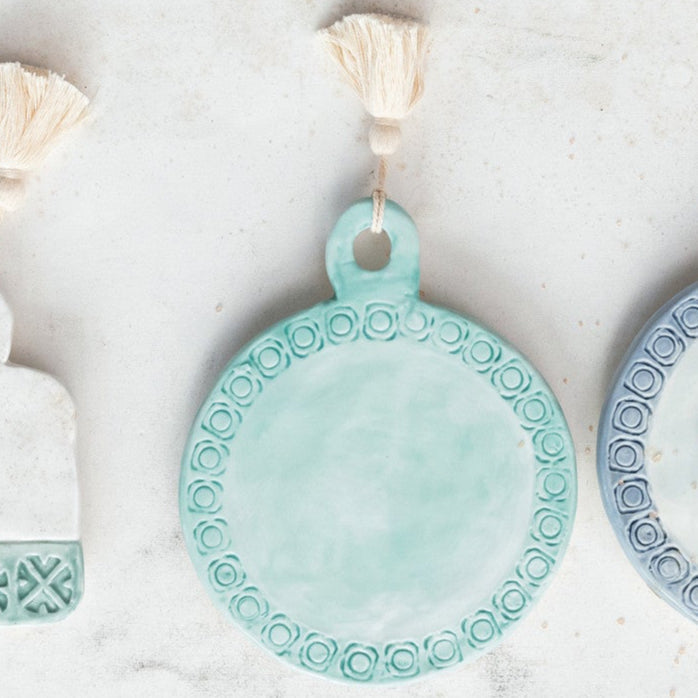 Hand-Painted Stoneware Board